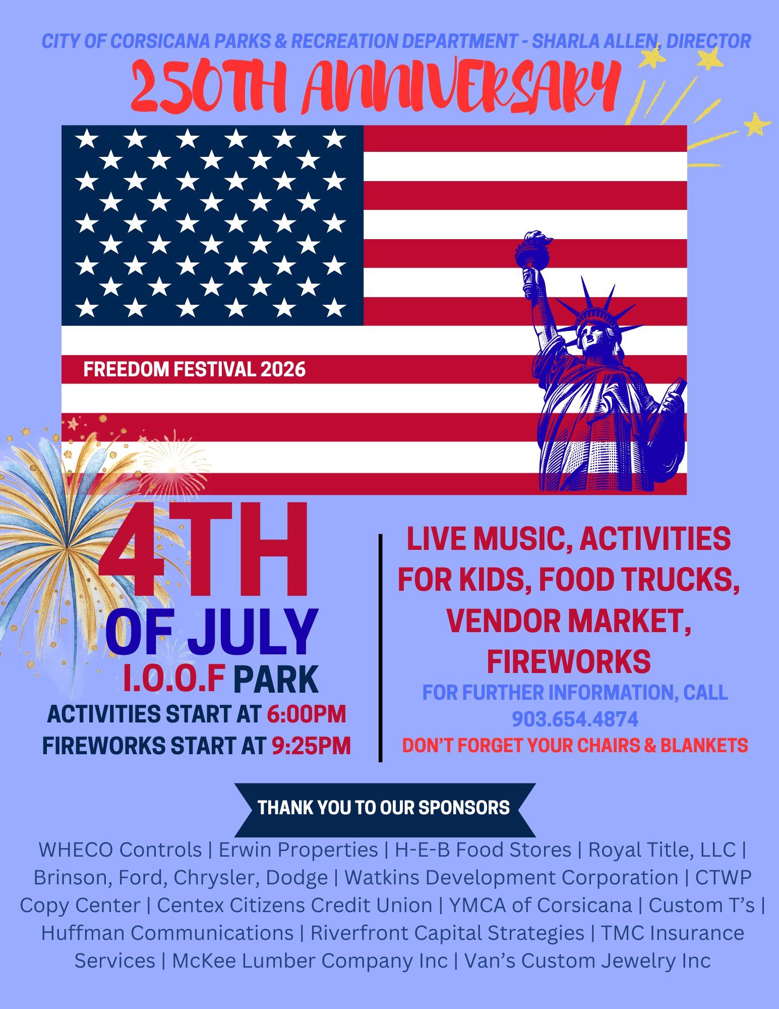 Freedom Festival Flyer 2026 