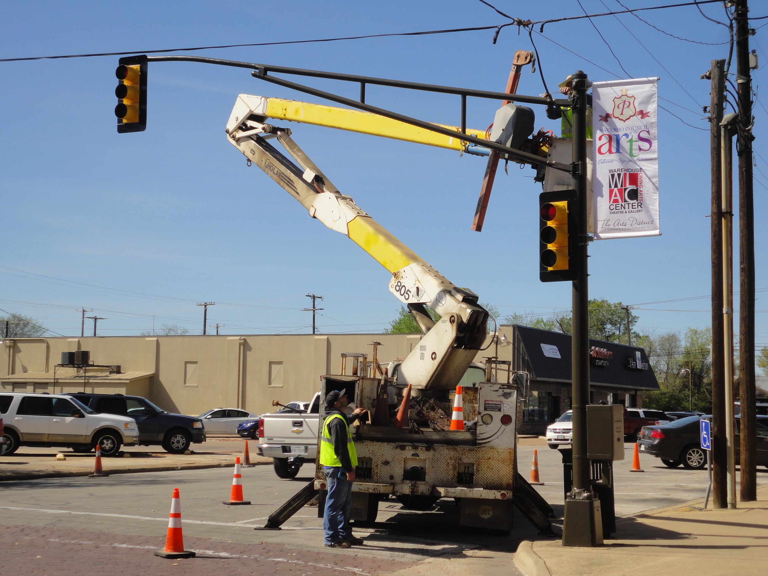 Downtown Traffic Signal Light Painting Project